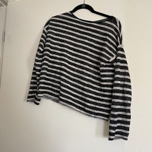 Linen Cotten Striped Sweater